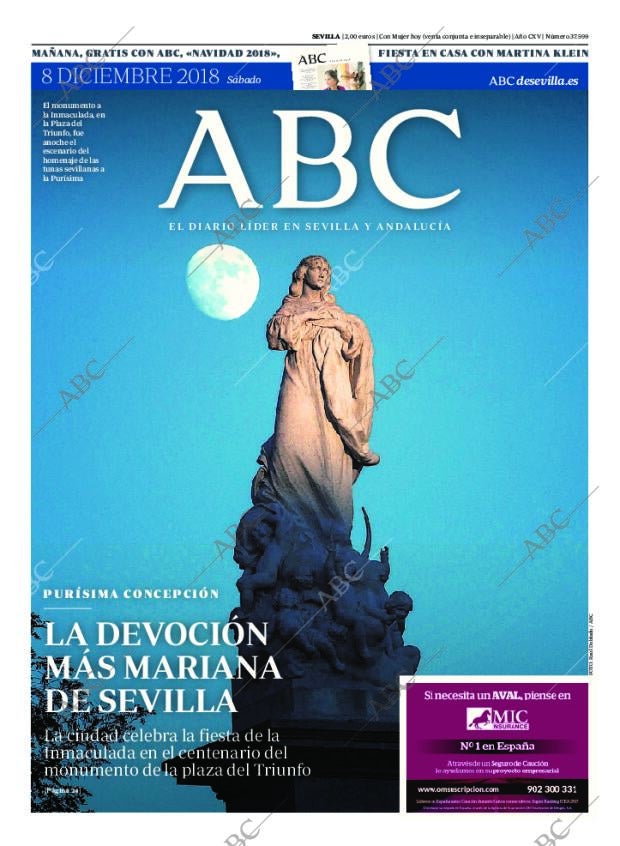 ABC SEVILLA 08-12-2018 página 1