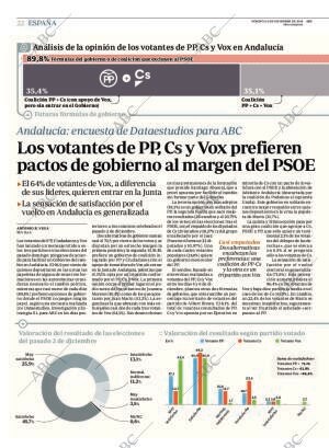 ABC MADRID 09-12-2018 página 22