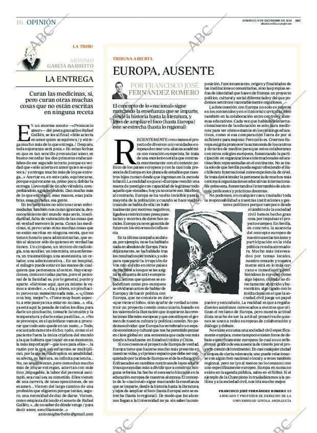 ABC SEVILLA 09-12-2018 página 16