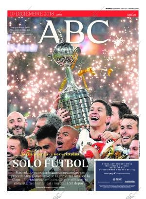 ABC MADRID 10-12-2018 página 1