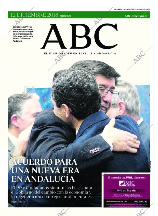 ABC SEVILLA 12-12-2018 página 1