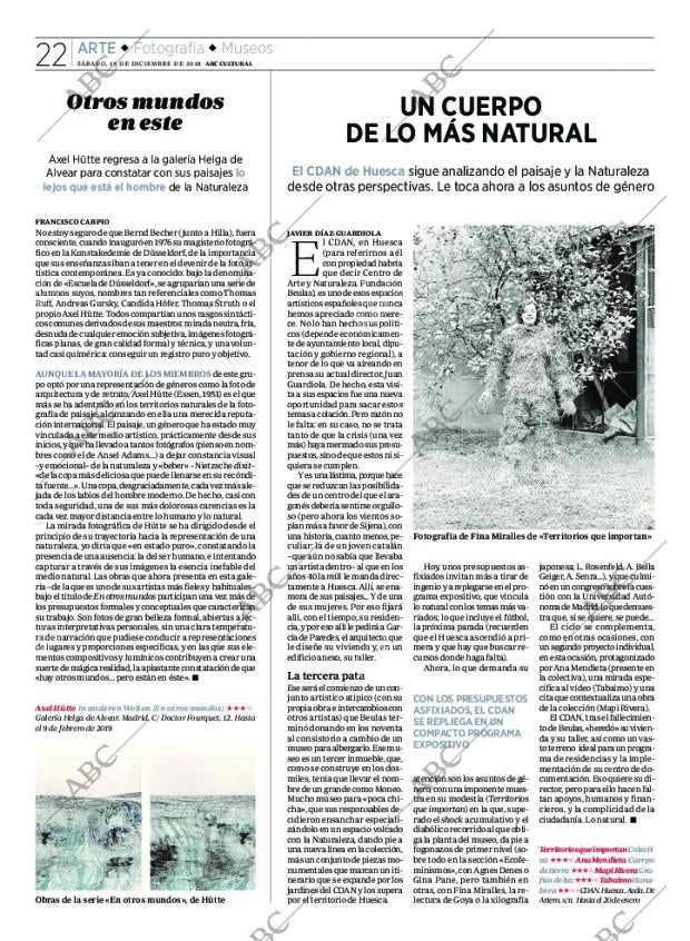 CULTURAL MADRID 15-12-2018 página 22