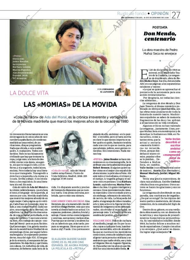 CULTURAL MADRID 15-12-2018 página 27