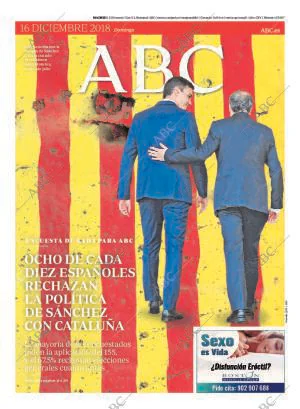 ABC MADRID 16-12-2018 página 1
