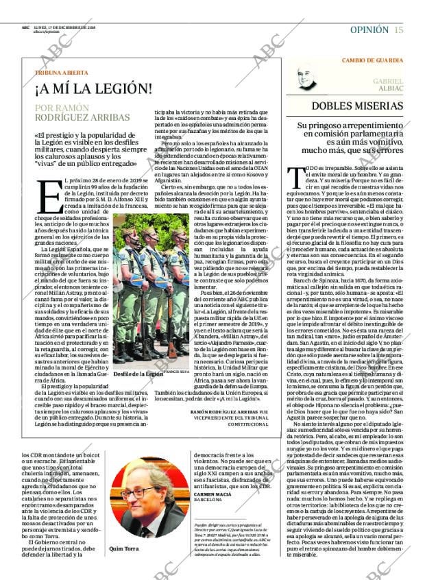 ABC MADRID 17-12-2018 página 15
