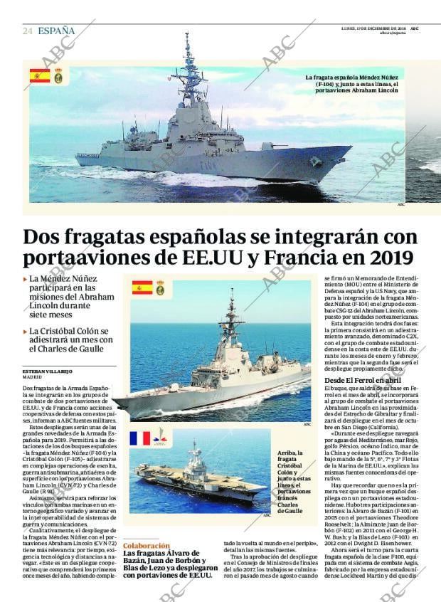 ABC MADRID 17-12-2018 página 24