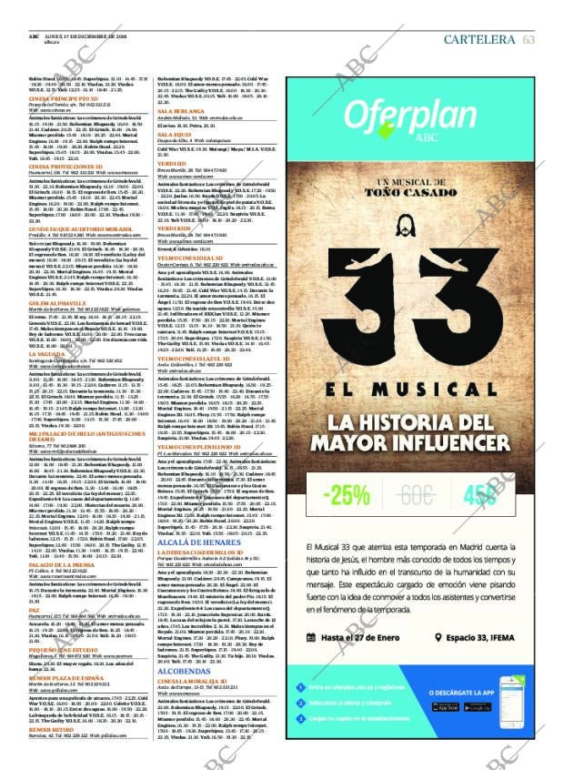 ABC MADRID 17-12-2018 página 63