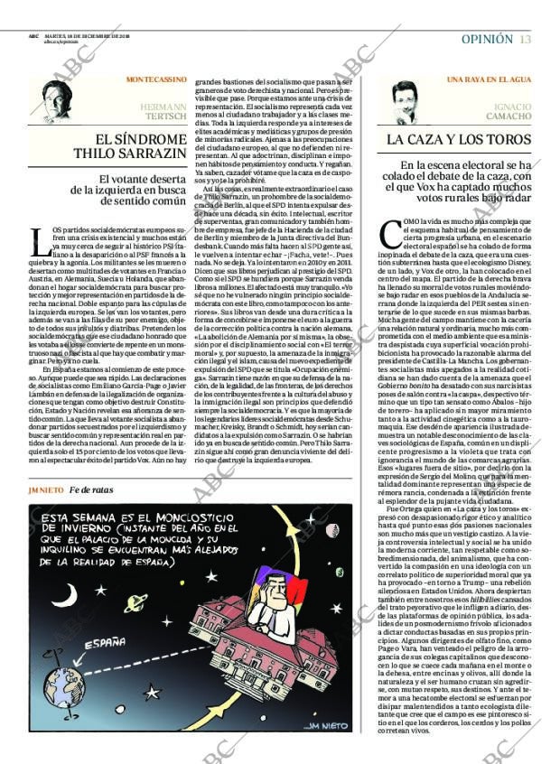 ABC MADRID 18-12-2018 página 13