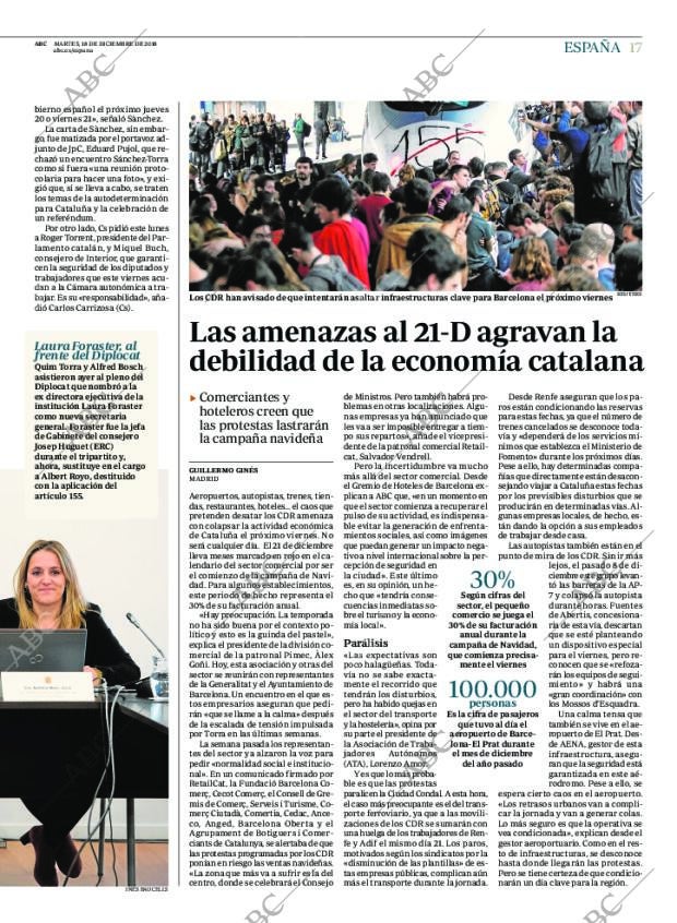 ABC MADRID 18-12-2018 página 17
