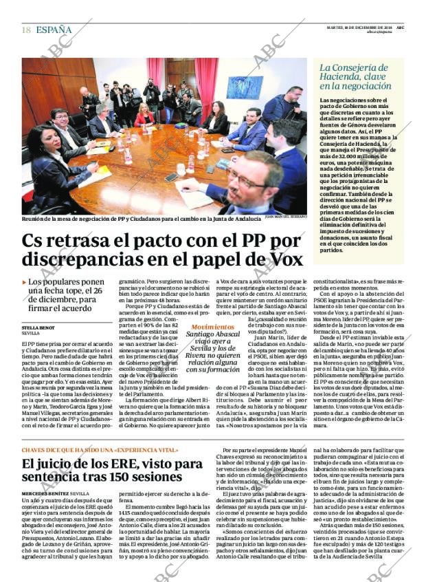 ABC MADRID 18-12-2018 página 18