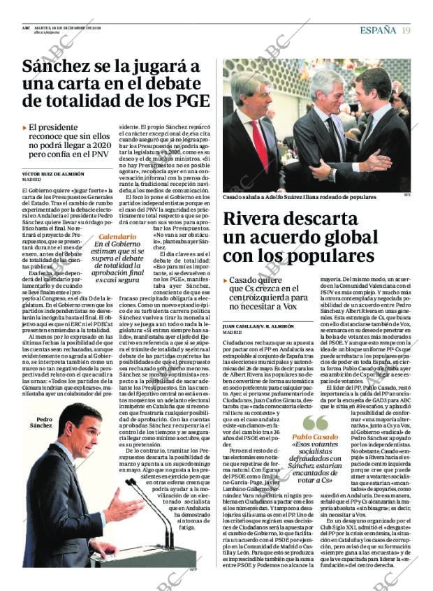 ABC MADRID 18-12-2018 página 19