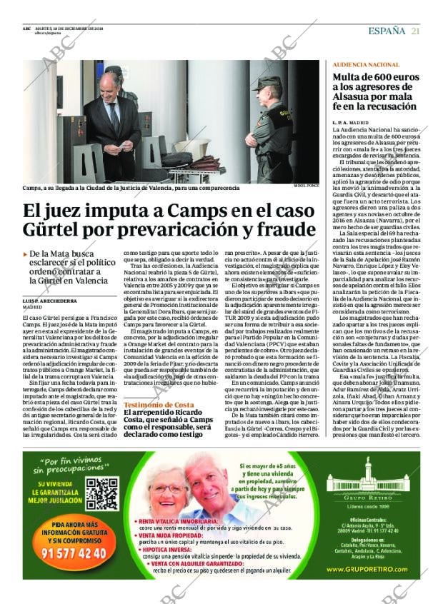 ABC MADRID 18-12-2018 página 21