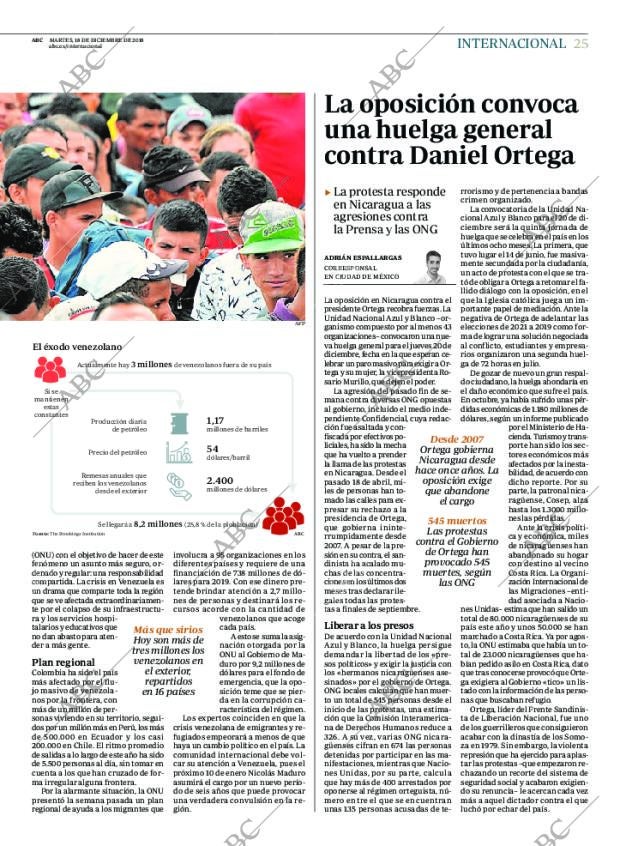 ABC MADRID 18-12-2018 página 25