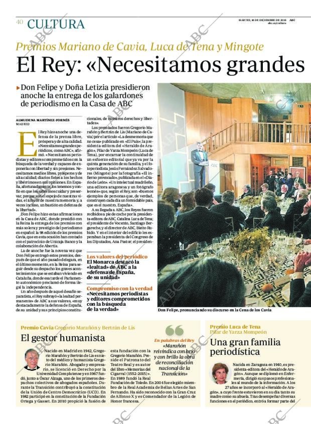 ABC MADRID 18-12-2018 página 40