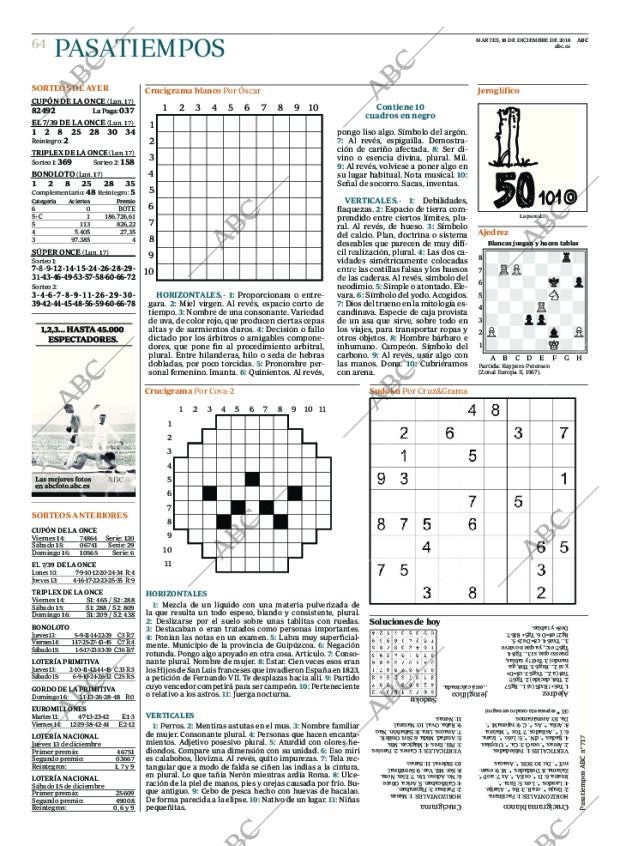 ABC MADRID 18-12-2018 página 64