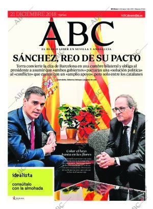 ABC SEVILLA 21-12-2018 página 1