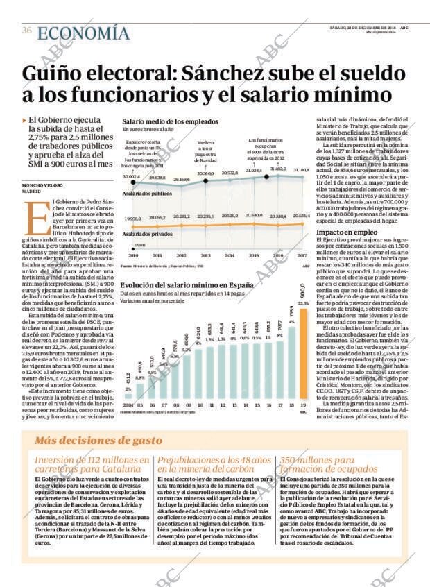 ABC MADRID 22-12-2018 página 38