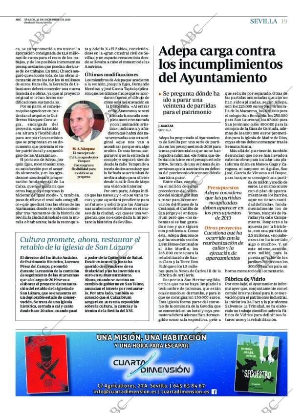 ABC SEVILLA 22-12-2018 página 19