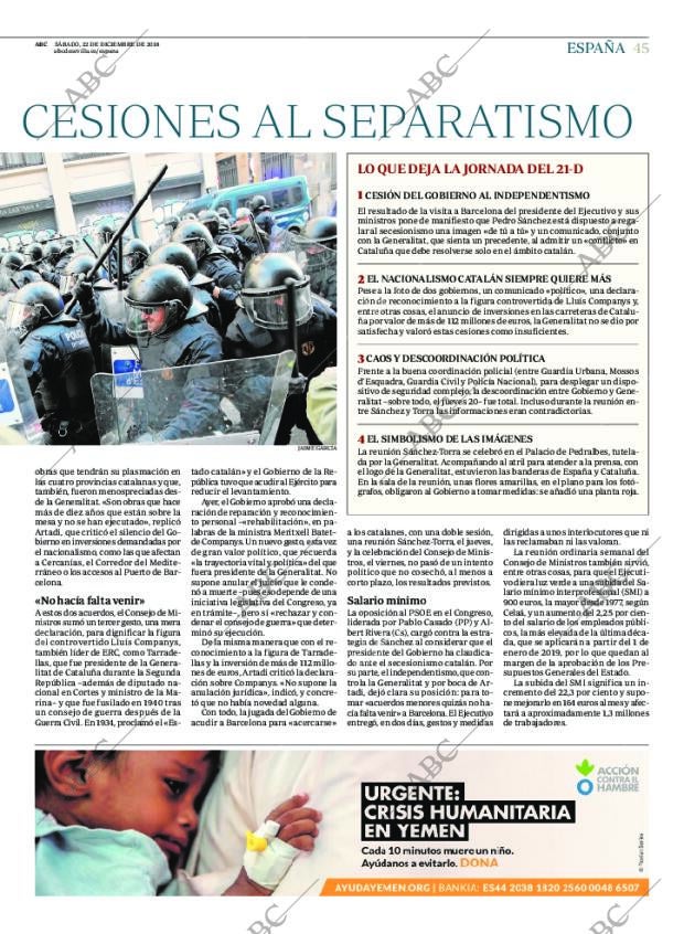 ABC SEVILLA 22-12-2018 página 45