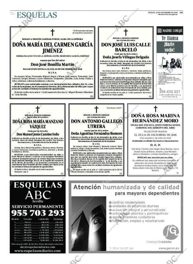 ABC SEVILLA 22-12-2018 página 70