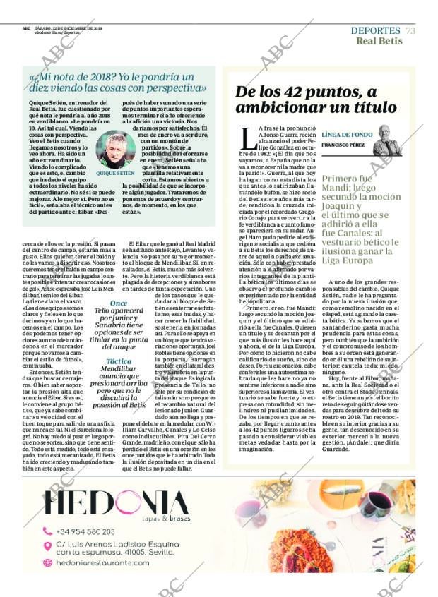 ABC SEVILLA 22-12-2018 página 73