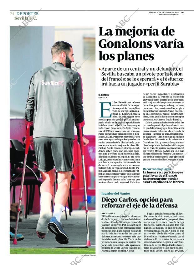 ABC SEVILLA 22-12-2018 página 74