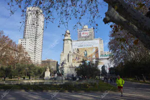 Distrito centro. En la imagen, la plaza de España