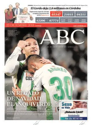 ABC CORDOBA 23-12-2018 página 1