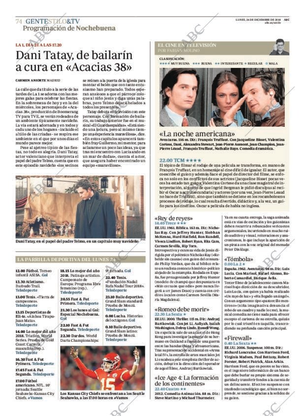 ABC MADRID 24-12-2018 página 74