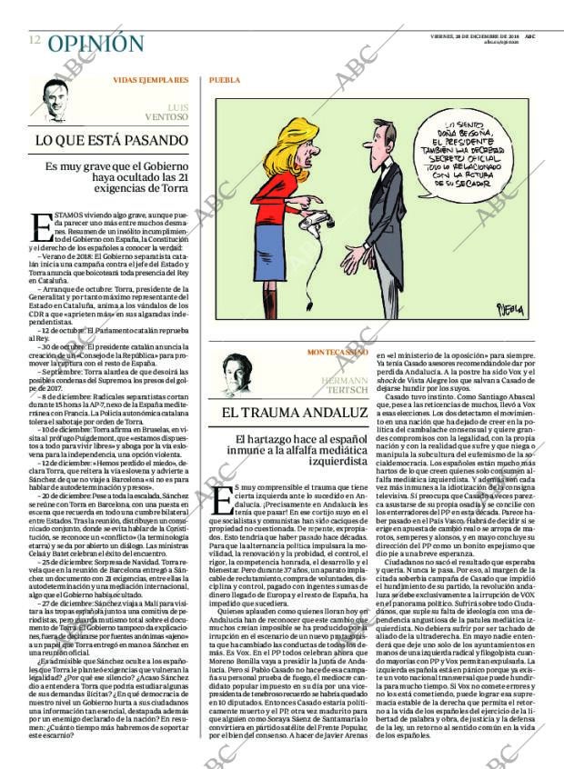 ABC MADRID 28-12-2018 página 12