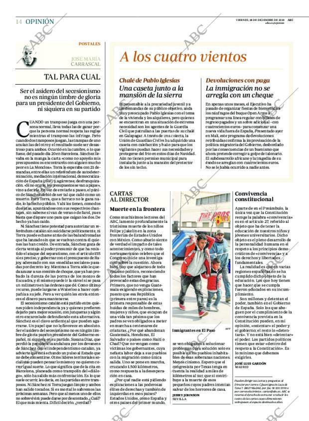 ABC MADRID 28-12-2018 página 14