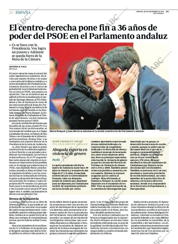 ABC MADRID 28-12-2018 página 20
