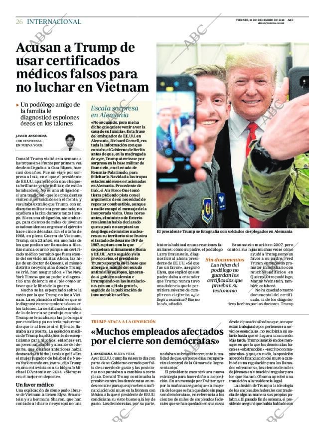 ABC MADRID 28-12-2018 página 26
