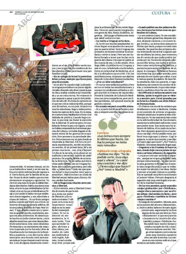 ABC MADRID 28-12-2018 página 41