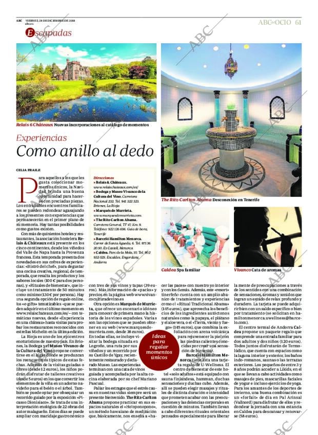 ABC MADRID 28-12-2018 página 61