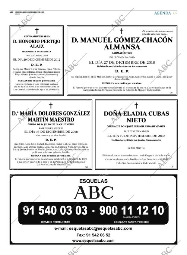 ABC MADRID 28-12-2018 página 67