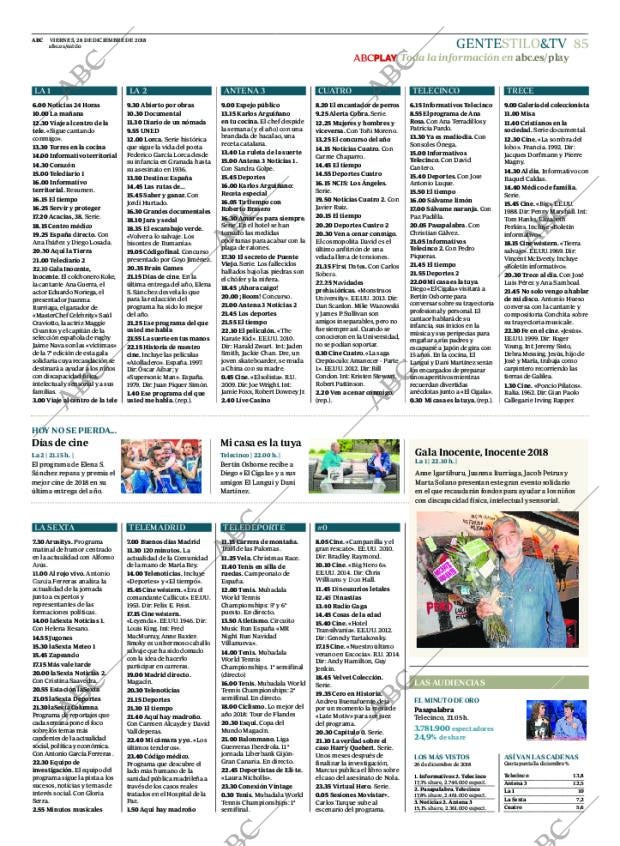 ABC MADRID 28-12-2018 página 85