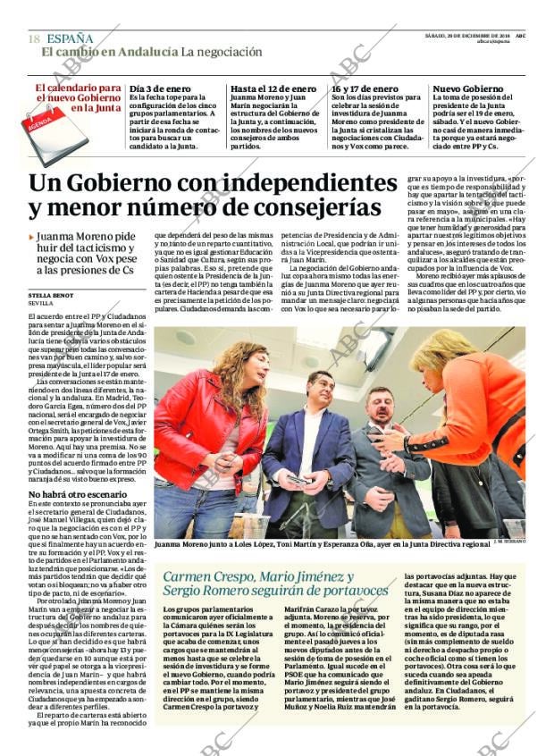 ABC MADRID 29-12-2018 página 18
