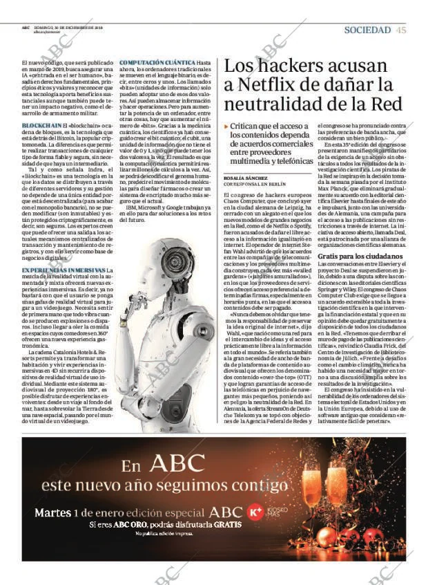 ABC MADRID 30-12-2018 página 45