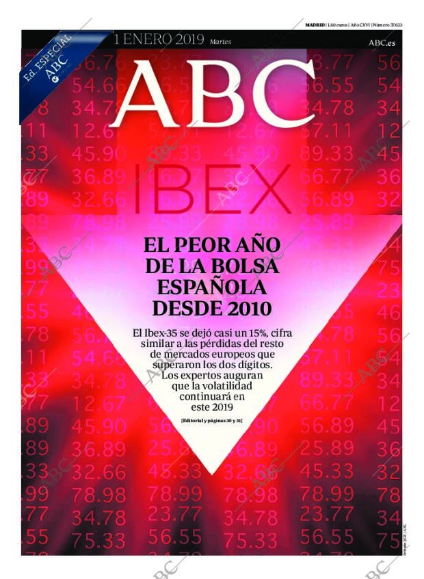 ABC MADRID 01-01-2019 página 1