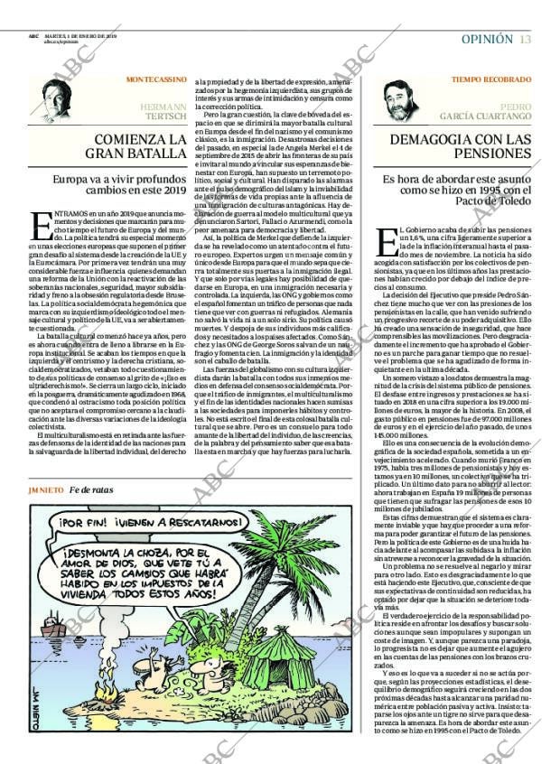 ABC MADRID 01-01-2019 página 13