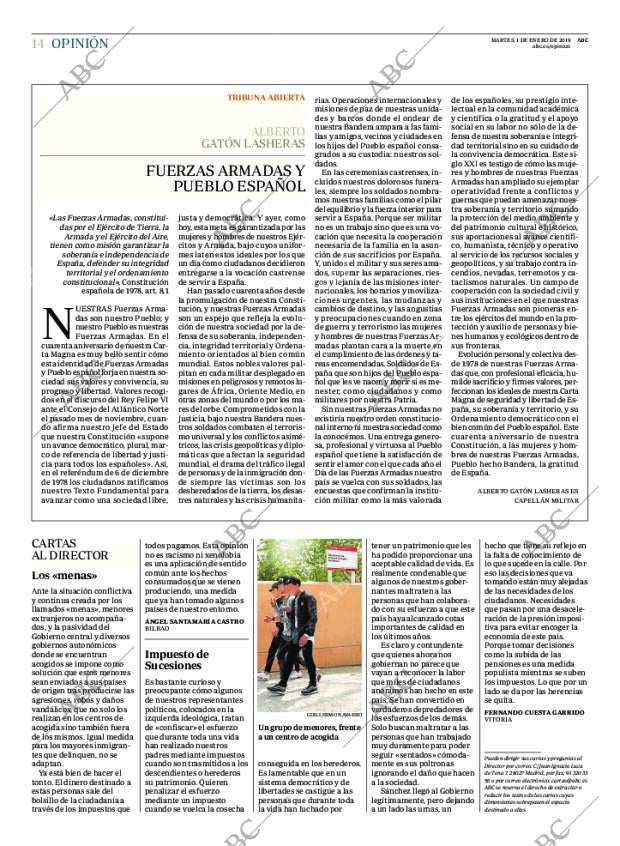 ABC MADRID 01-01-2019 página 14