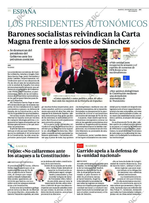 ABC MADRID 01-01-2019 página 16