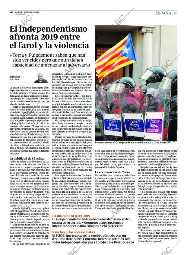ABC MADRID 01-01-2019 página 19