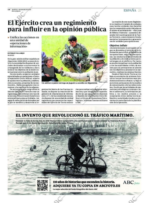 ABC MADRID 01-01-2019 página 23