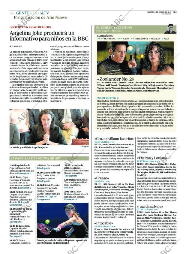 ABC MADRID 01-01-2019 página 62