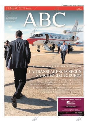 ABC MADRID 02-01-2019 página 1