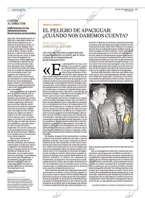 ABC MADRID 03-01-2019 página 14