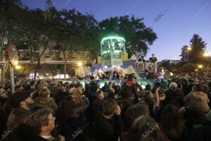 Cabalgata de Reyes Magos 2019 de Triana a su paso por las calles del barrio