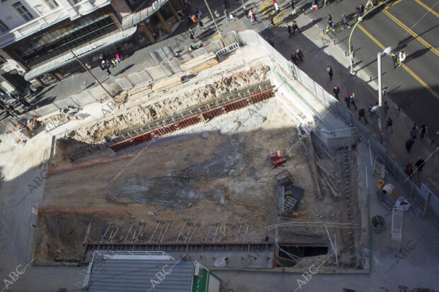 Obras en el metro de gran Vía